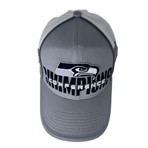 New Era Seattle Seahawks Super Bowl XLVIII 48 Conference Champions Cap Gray OSFA